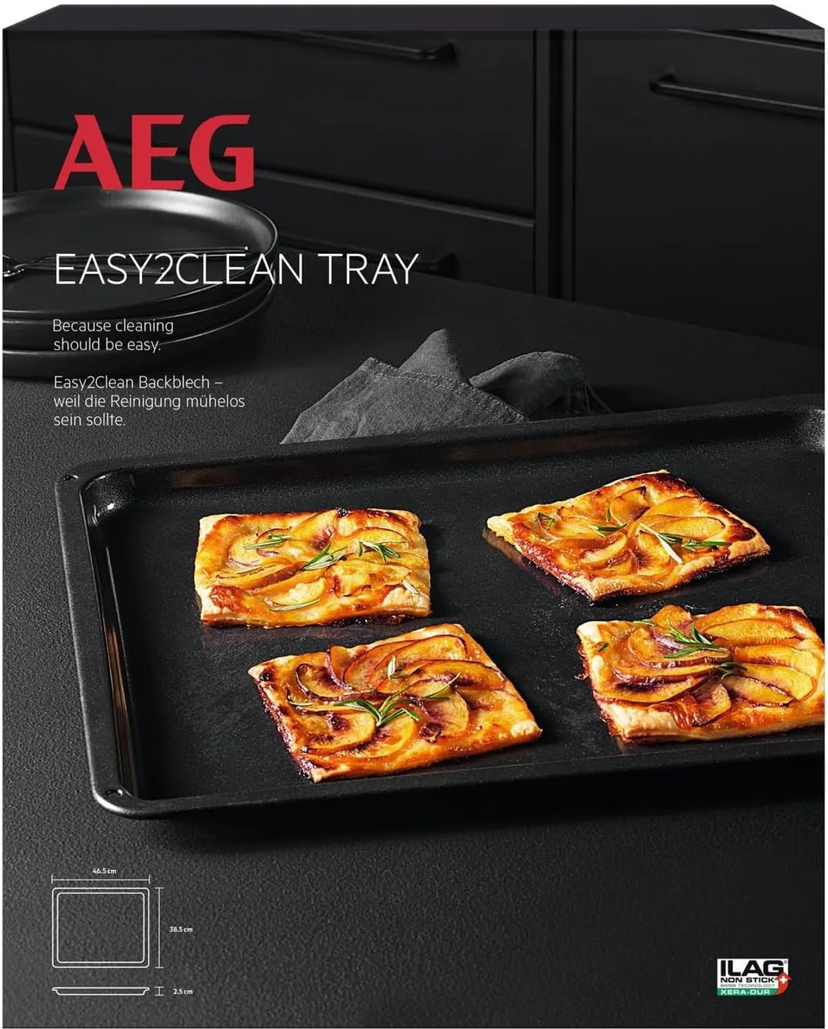 Easy2Clean Bakplaat met Keramische Antiaanbaklaag fra AEG – produktbillede