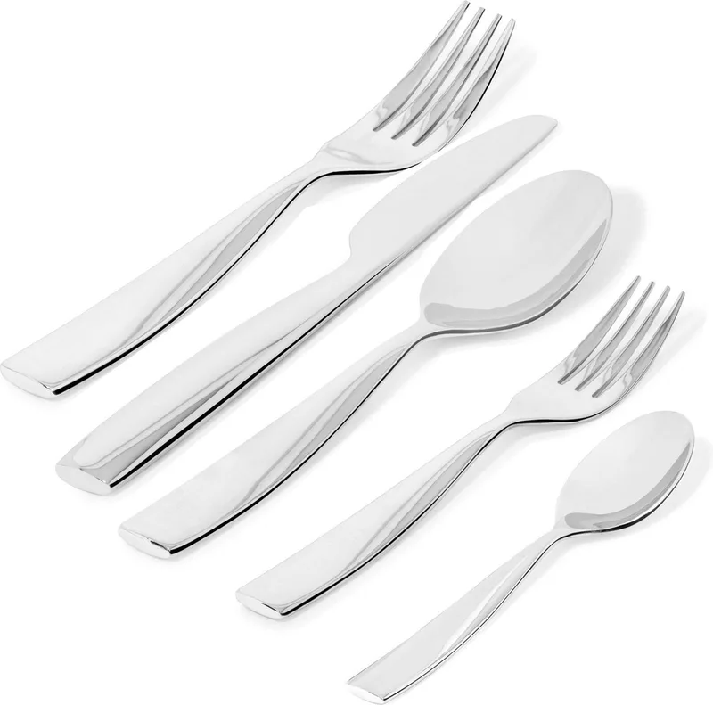 Bestekset Dressed - MW03S5 - 5 delig - door Marcel Wanders by Alessi in Silver – product photo