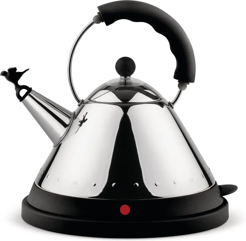 MG32 B - Waterkoker - RVS/Zwart by Alessi in Black – product photo