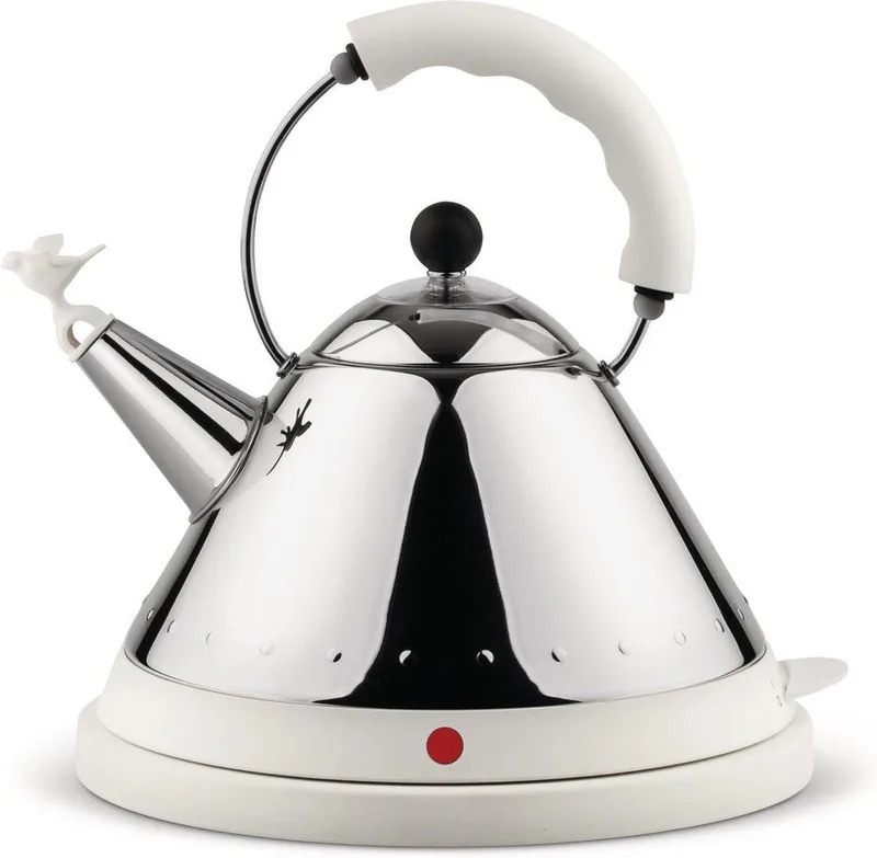 MG32 W - Waterkoker - RVS/Wit by Alessi in White – product photo