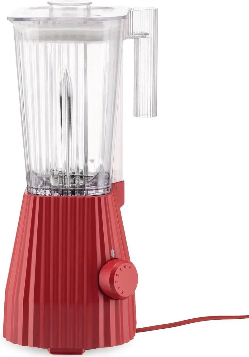 Plissé Blender van Alessi in Rood – productfoto