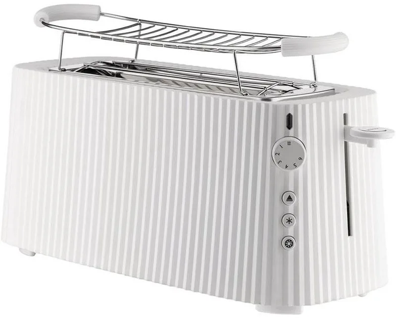 Plissé Broodrooster Lang by Alessi in White – product photo