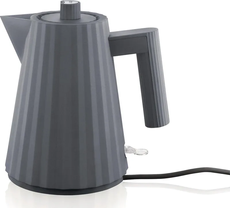 Plissé Waterkoker - 1L - Kunststof fra Alessi i Grå – produktbillede