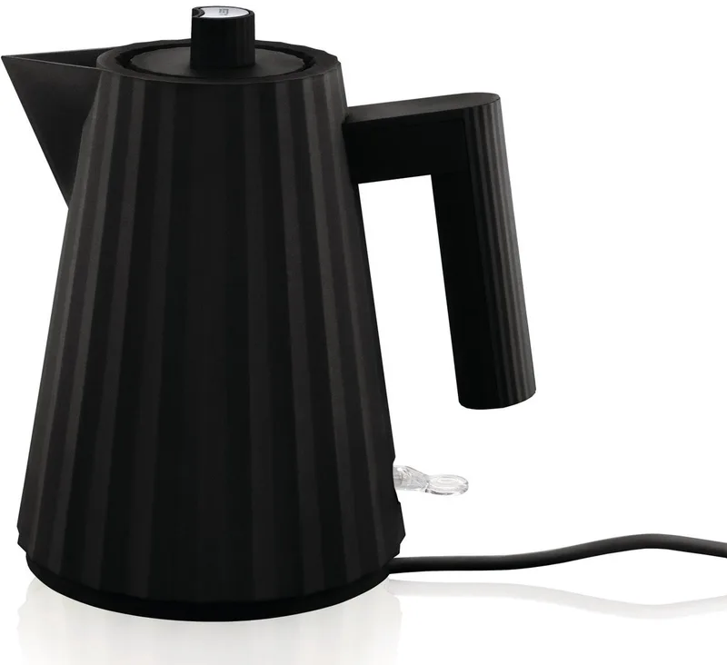 Plissé Waterkoker - 1L - Kunststof van Alessi in Zwart – productfoto