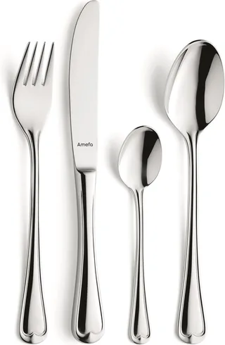 6 persoons - 24-delige Bestekset - Voor 6 personen - Zilver-Mailorderbox- Hoogwaardig 18/10 chroomnikkelstaal by Amefa in Elegance – product photo 1 of 5