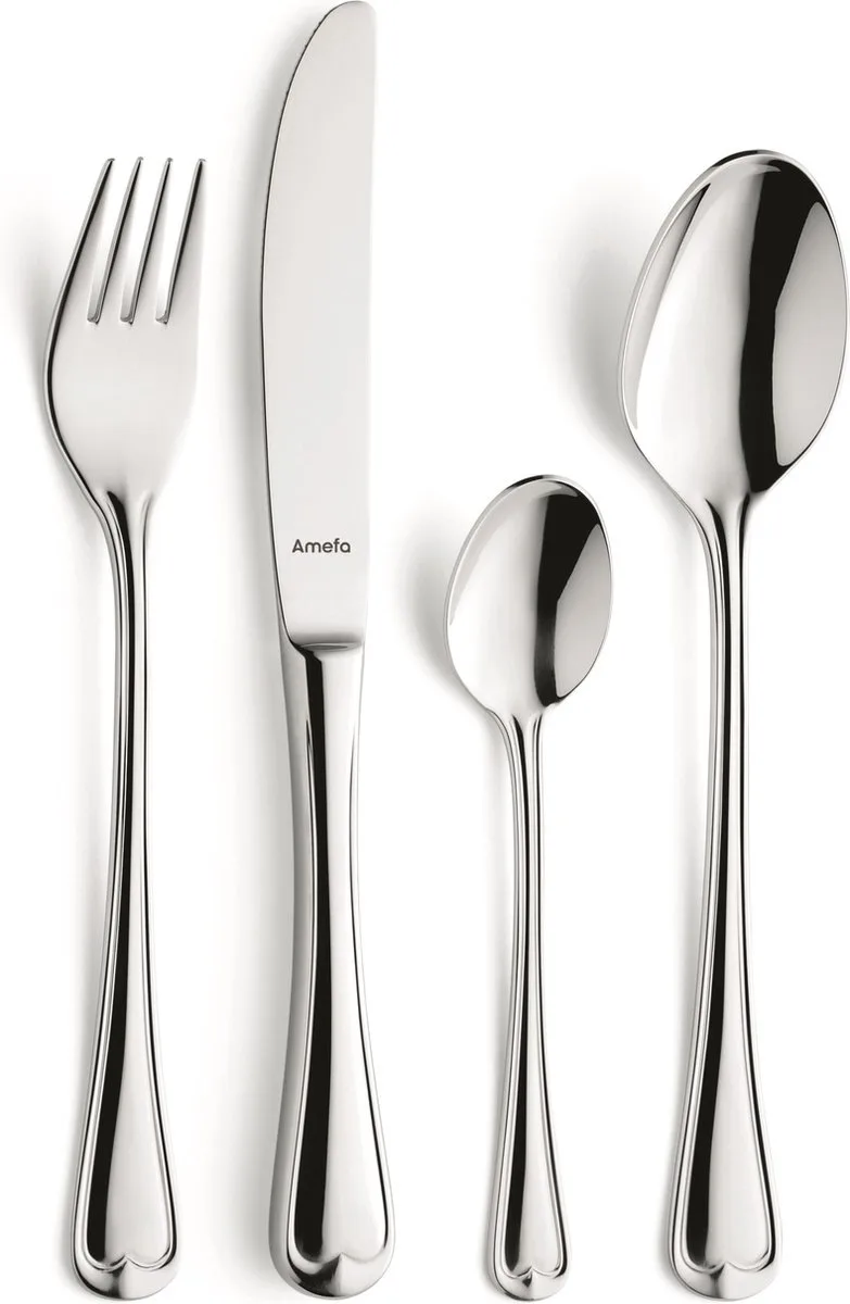 6 persoons - 24-delige Bestekset - Voor 6 personen - Zilver-Mailorderbox- Hoogwaardig 18/10 chroomnikkelstaal by Amefa in Elegance – product photo 1 of 5