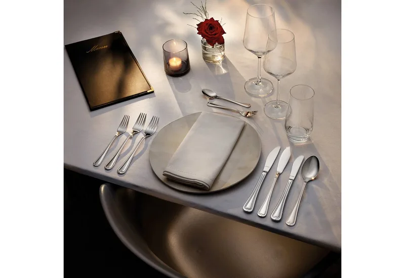 6 persoons - 24-delige Bestekset - Voor 6 personen - Zilver-Mailorderbox- Hoogwaardig 18/10 chroomnikkelstaal by Amefa in Elegance – product photo 2 of 5