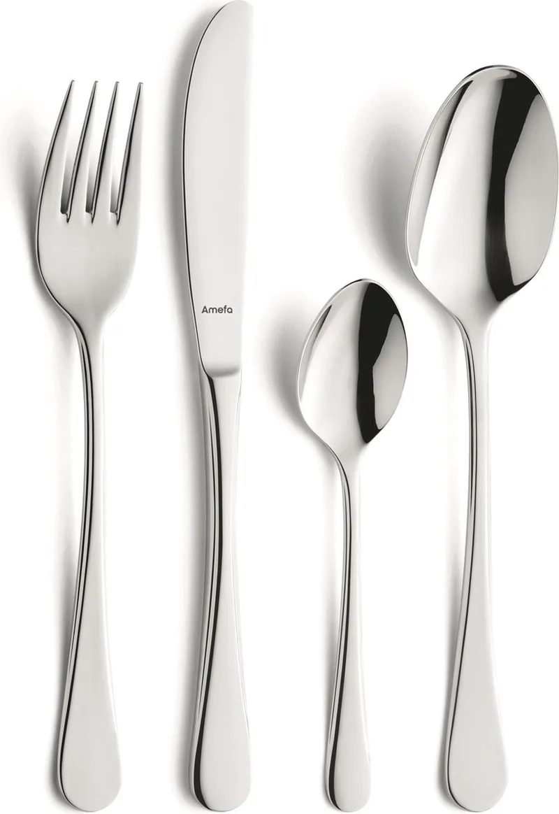 6 persoons - 24-delige Bestekset - Voor 6 personen - Zilver-Mailorderbox- Hoogwaardig 18/10 chroomnikkelstaal by Amefa in Rebecca – product photo