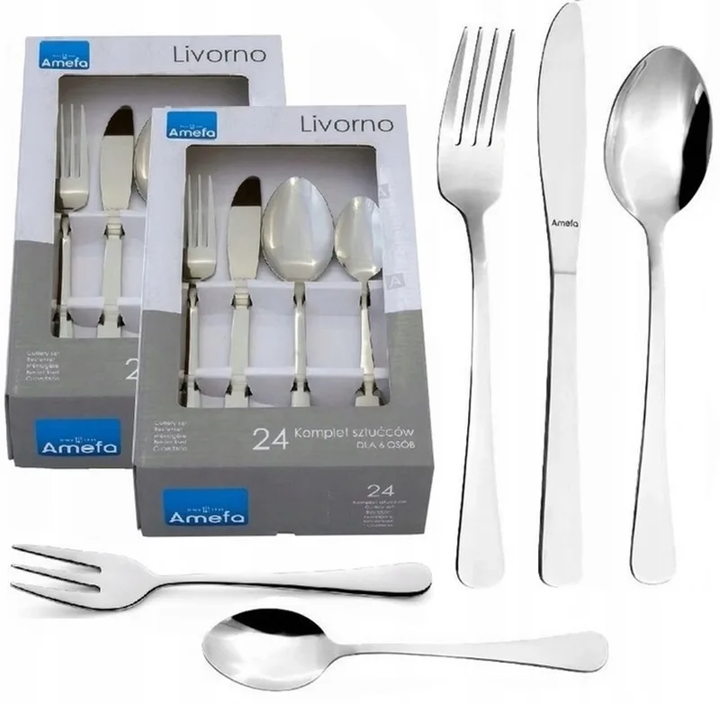 60-delig Bestekset RVS (12 personen) - Nikkelvrij & Vaatwasmachinebestendig by Amefa – product photo