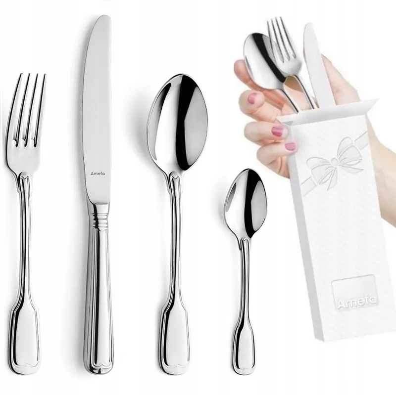 Augsburger Faden Bestekset 24 Delig RVS voor 6 Personen by Amefa in Silver – product photo