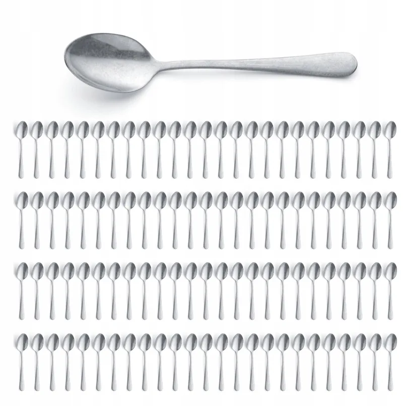 Austin Retro Diner Lepels 100 Stuks - 20,5 cm - RVS 18/0 Vintage Stijl by Amefa in Silver – product photo