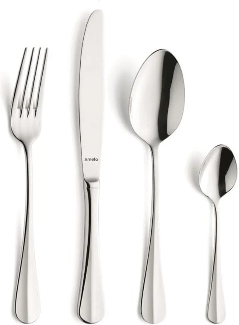 Baguette - 6 persoons - 24-delige Bestekset - Voor 6 personen - Zilver-Luxe geschenkdoos- Hoogwaardig 18/10 chroomnikkelstaal by Amefa in Silver – product photo