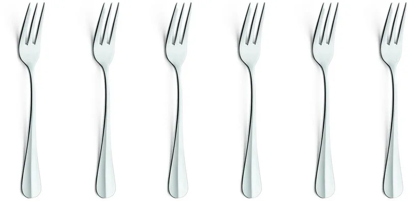 Baguette taartvorkjes - 6-delig by Amefa in Silver – product photo