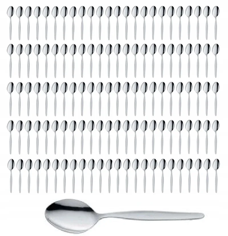 Baltic Theelepels RVS 120 stuks - 13,5 cm von Amefa in Silber – Produktfoto