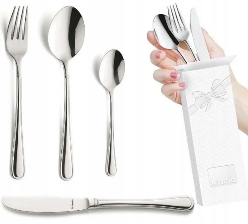 Barcelona 32-delig Bestekset RVS voor 8 personen by Amefa in Silver – product photo
