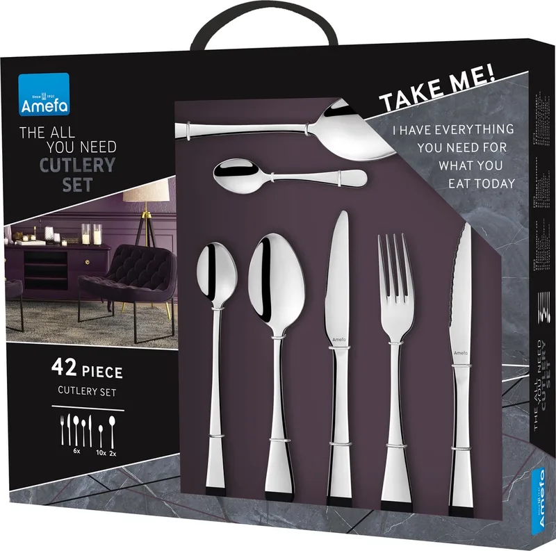 Bestekset - 42-delig by Amefa in Silver – product photo