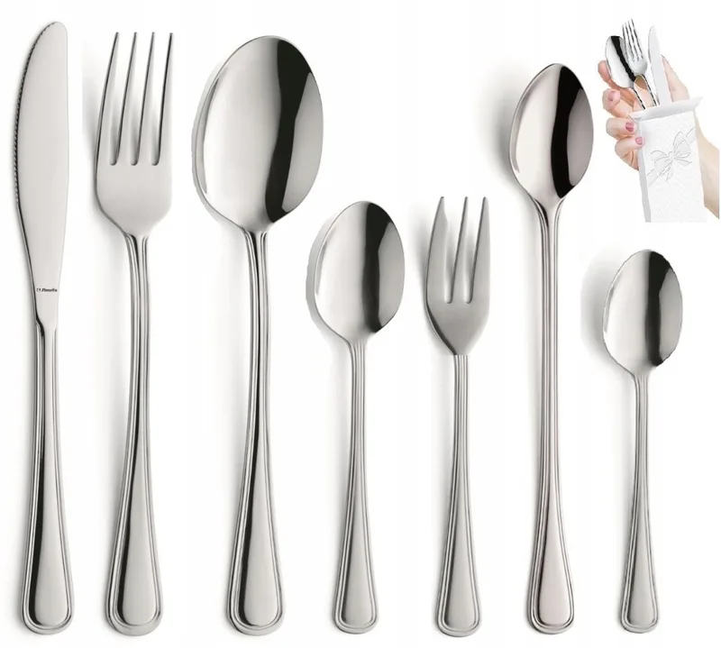 Bologna Bestekset 84 Delen Roestvrij Staal 18/0 - 12 Personen by Amefa in Silver – product photo