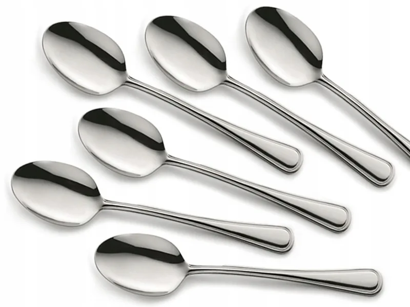 Bologna Diner Lepels (6 stuks) - Roestvrij Staal 18/0 by Amefa in Silver – product photo