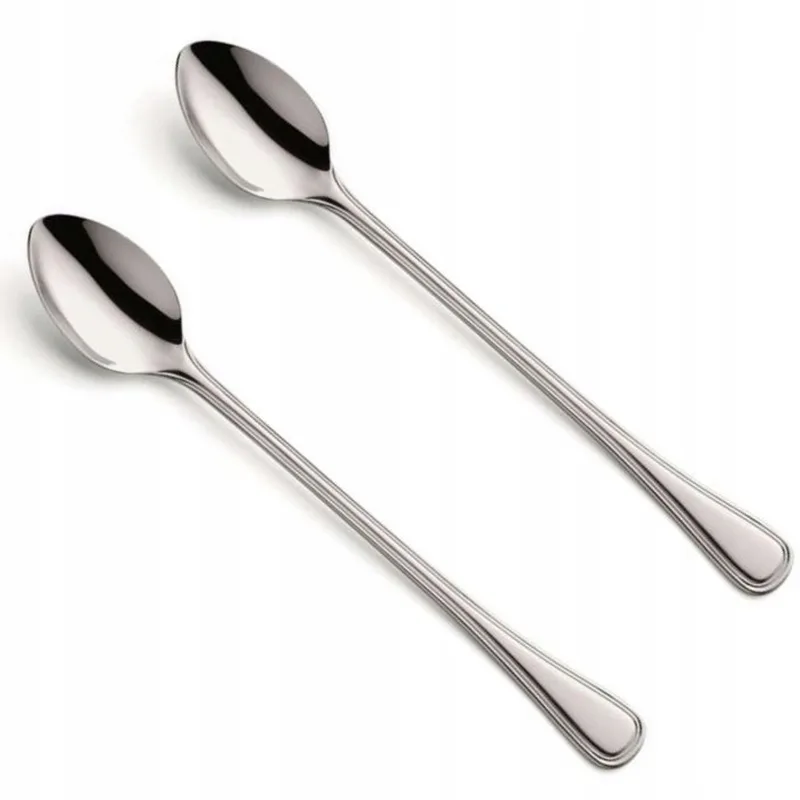 Bologna Lange Lepels 2 stuks - Roestvrij Staal by Amefa in Silver – product photo