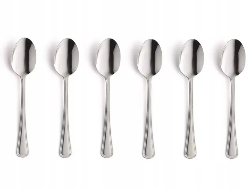 Bologna Theelepels Set van 6 - Elegant RVS by Amefa in Silver – product photo