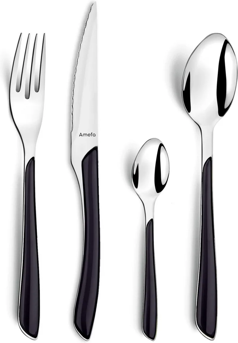 �clat Bestekset - 24-delig - 6 persoons by Amefa in Black – product photo