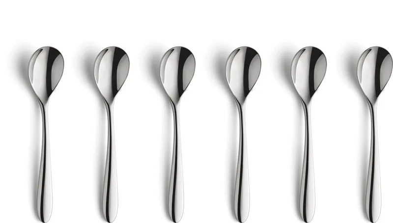 Cuba theelepels - 6-delig by Amefa in Silver – product photo