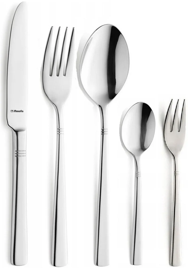 Dakota 250-delig RVS Bestekset voor 50 personen - Nikkelvrij by Amefa in Silver – product photo