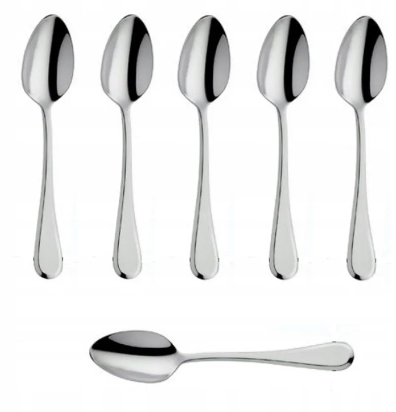 Drift Theelepels Set voor 6 Personen - Roestvrij Staal, 14,4 cm by Amefa in Silver – product photo