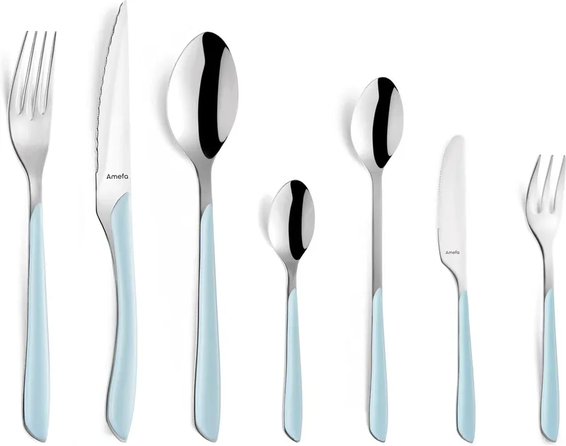 Eclat 26-delig bestekset 4 persoons licht mat by Amefa in Blue – product photo