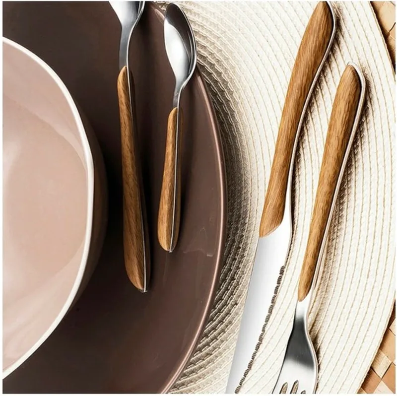 Eclat Bestekset - Naturel - RVS - 24-delig van Amefa in Naturel – productfoto