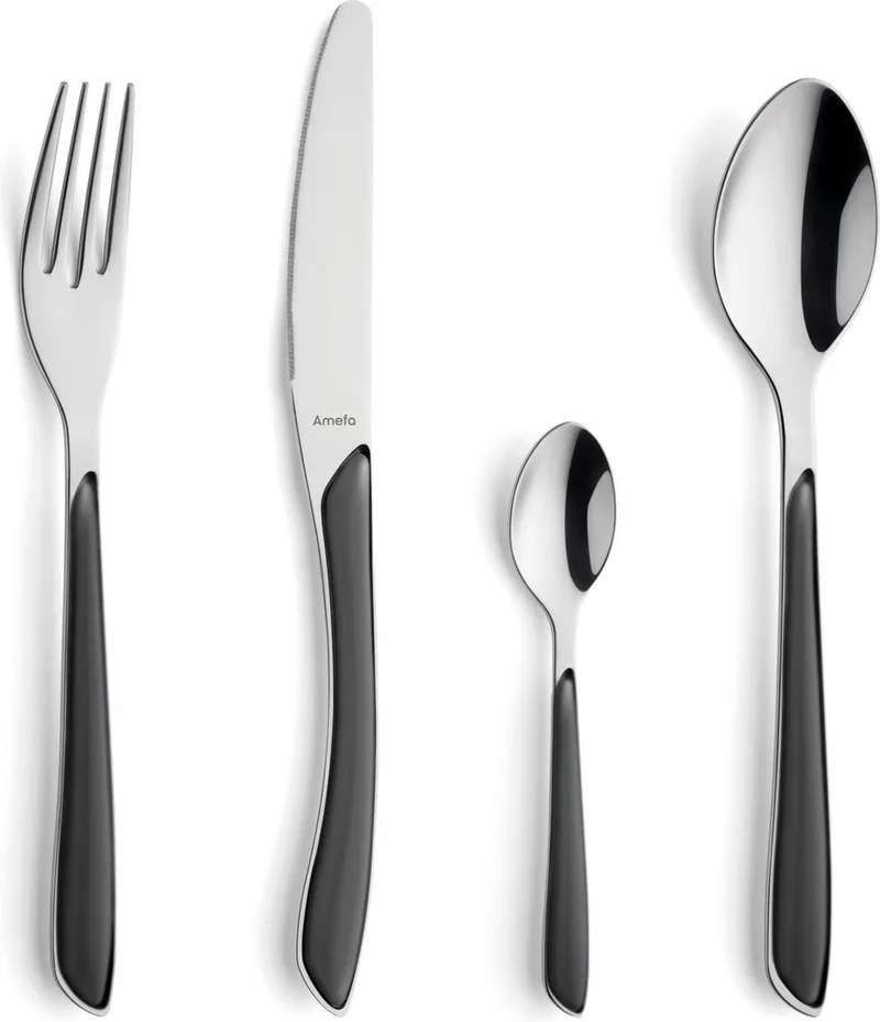 Eclat Matt Slate - 24 delige bestekset - 6 persoons by Amefa in Grey – product photo