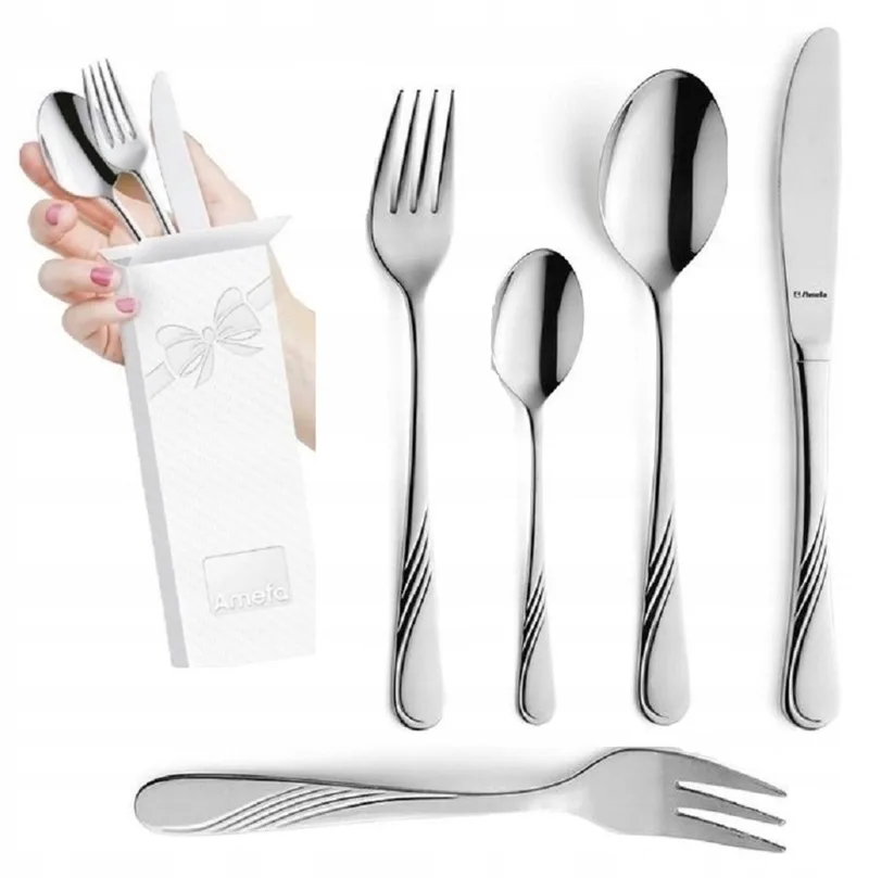 Felicia 60-delig bestekset voor 12 personen, roestvrij staal, nikkelvrij van Amefa – productfoto