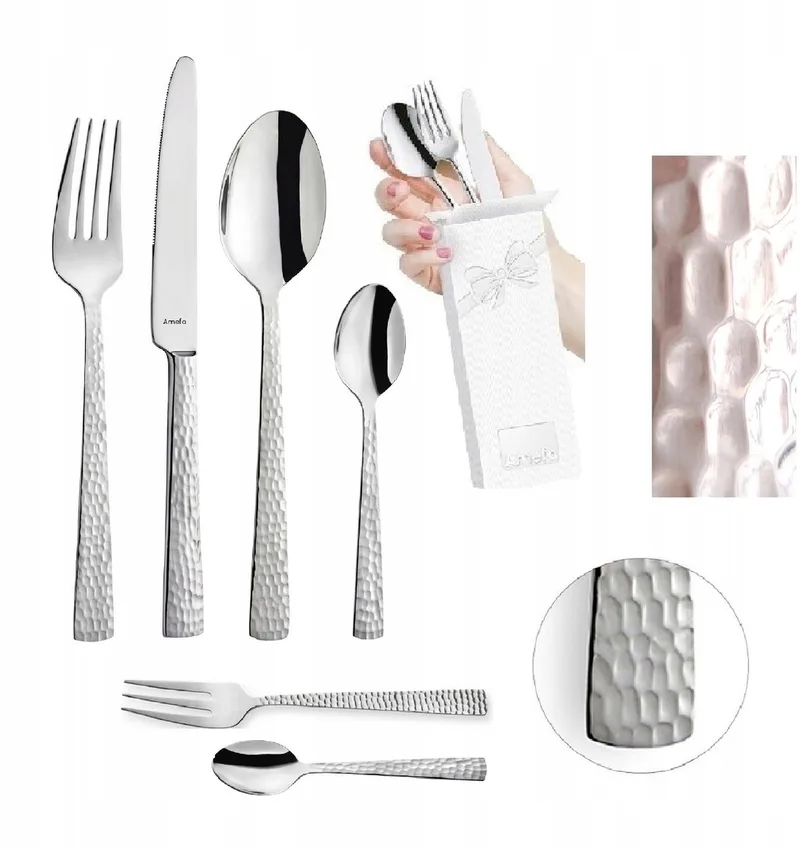 Felicity 36-delig Bestekset Zilverkleurig, Modern Design voor 6 Personen van Amefa in Zilver – productfoto