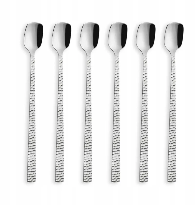 Felicity 6x Lange Latte Lepels - Roestvrij Staal 18/0 by Amefa in Silver – product photo