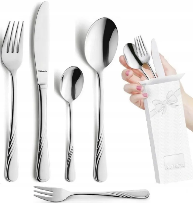 Helma 30-delig Bestekset RVS voor 6 personen by Amefa in Silver – product photo