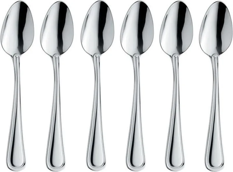 Hoogwaardig RVS Koffielepels - 6 Delig by Amefa in Chrome – product photo