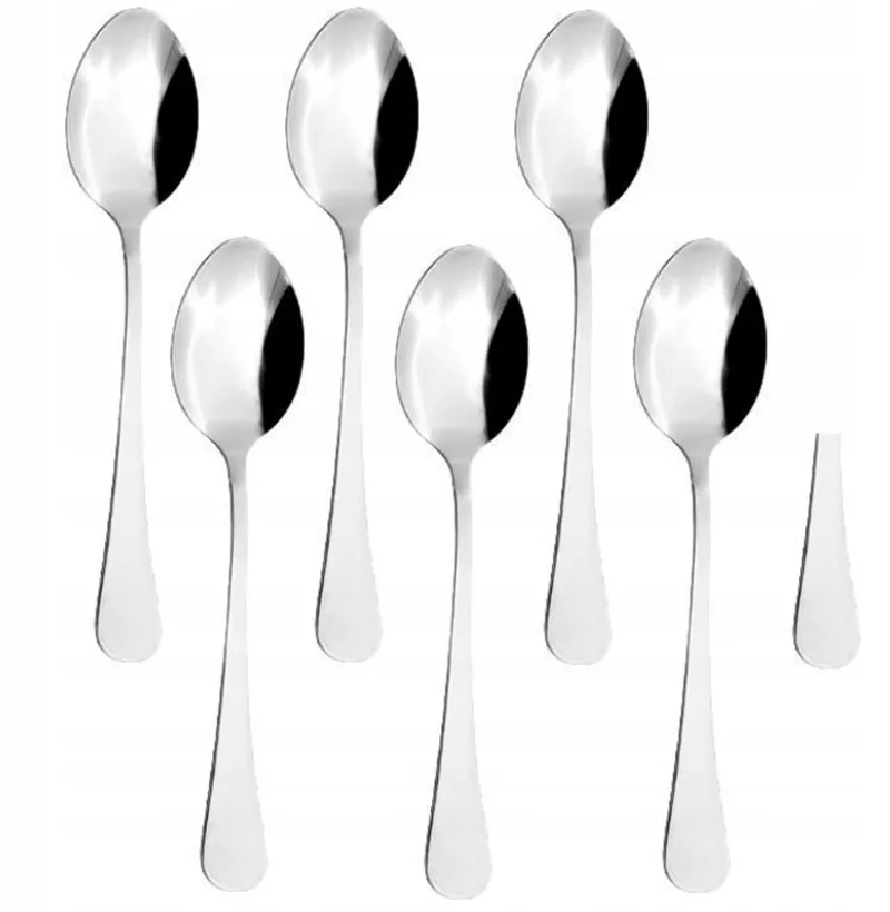 Livorno Theelepels 6 stuks RVS 14,5 cm de Amefa en Argent – photo produit