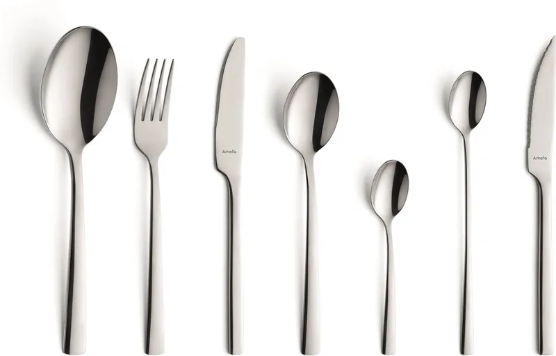 Manille RVS- 42 delige All You Need bestekset - Voor 6 personen - 18/0 Chroomstaal – Cadeauverpakking by Amefa in Silver – product photo