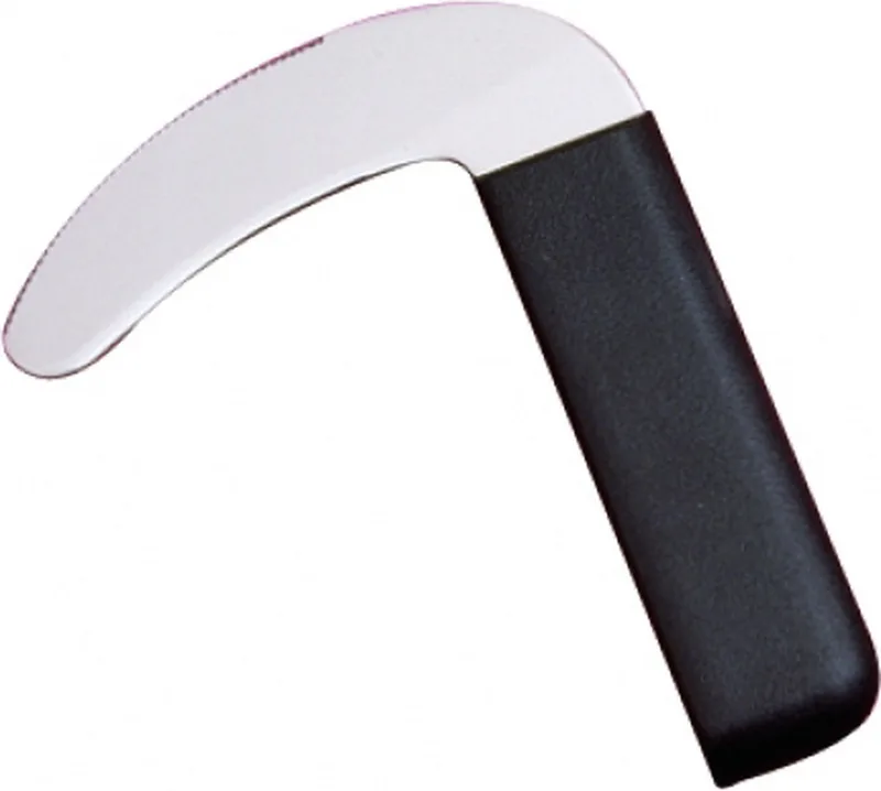 Mes gehoekt 90 gr. by Amefa in Black, Zilvergrijs – product photo
