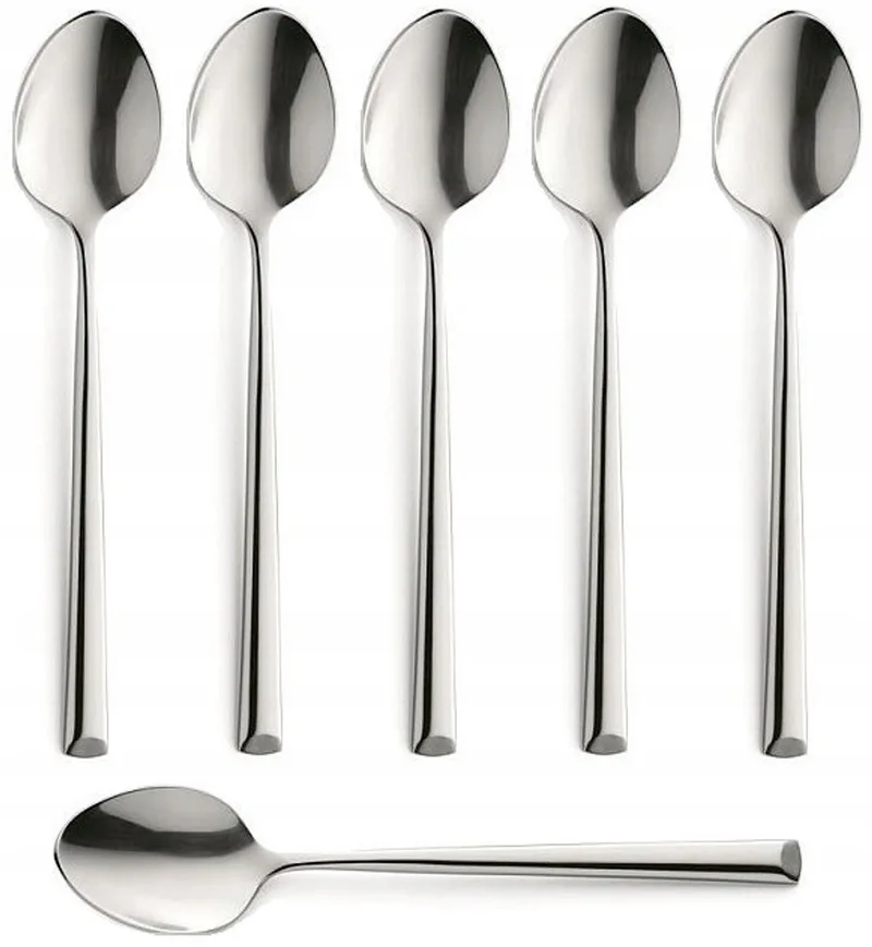 Metropole Theelepels Set (6 stuks) - Roestvrij Staal 18/10 by Amefa in Silver – product photo