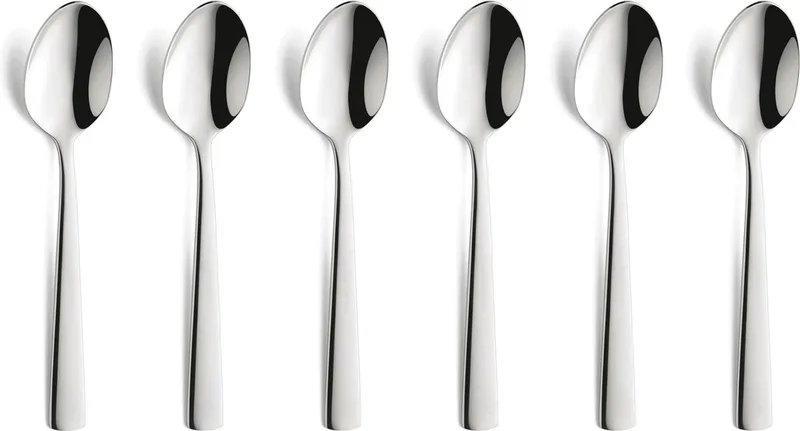 Moderno koffielepels - 6-delig by Amefa in Silver – product photo