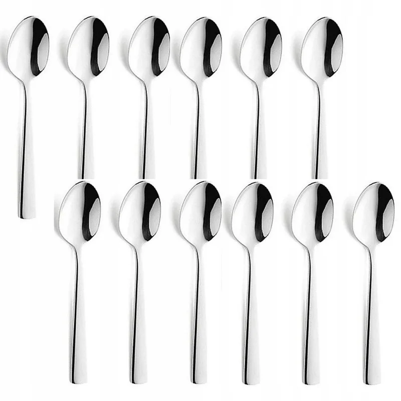 Moderno Theelepels RVS - Set van 12 - 13,3 cm de Amefa en Argent – photo produit