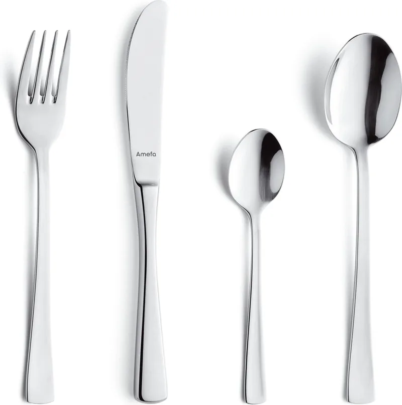 Neptune 24-delige Bestekset – 6 Personen – 18/0 Chroomstaal – Cadeauverpakking de Amefa en Argent – photo produit