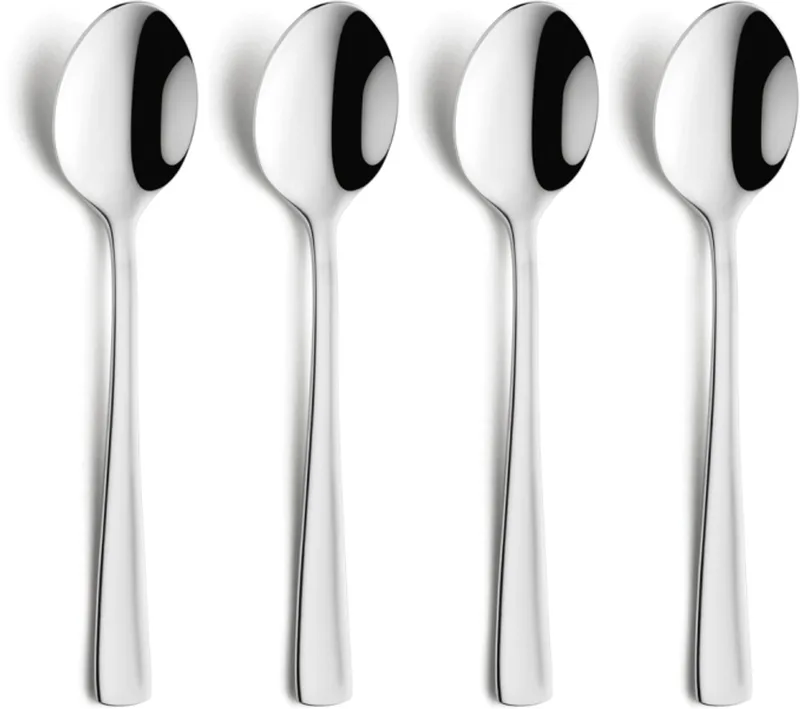 Neptune 4 Koffielepels by Amefa in Silver – product photo