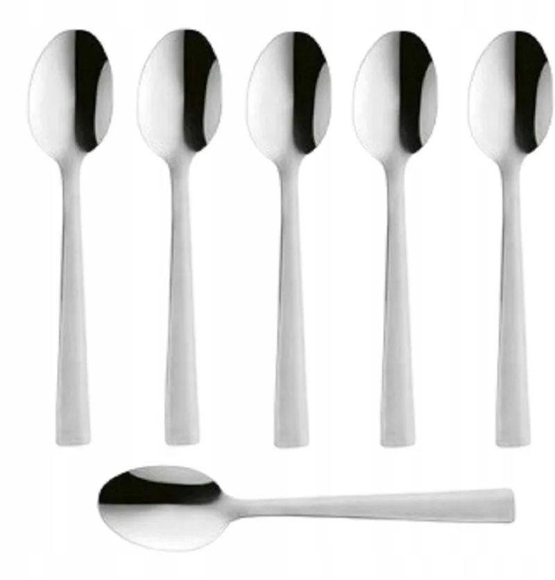 Padova Theelepels RVS Nikkelvrij 6 Stuks by Amefa in Silver – product photo