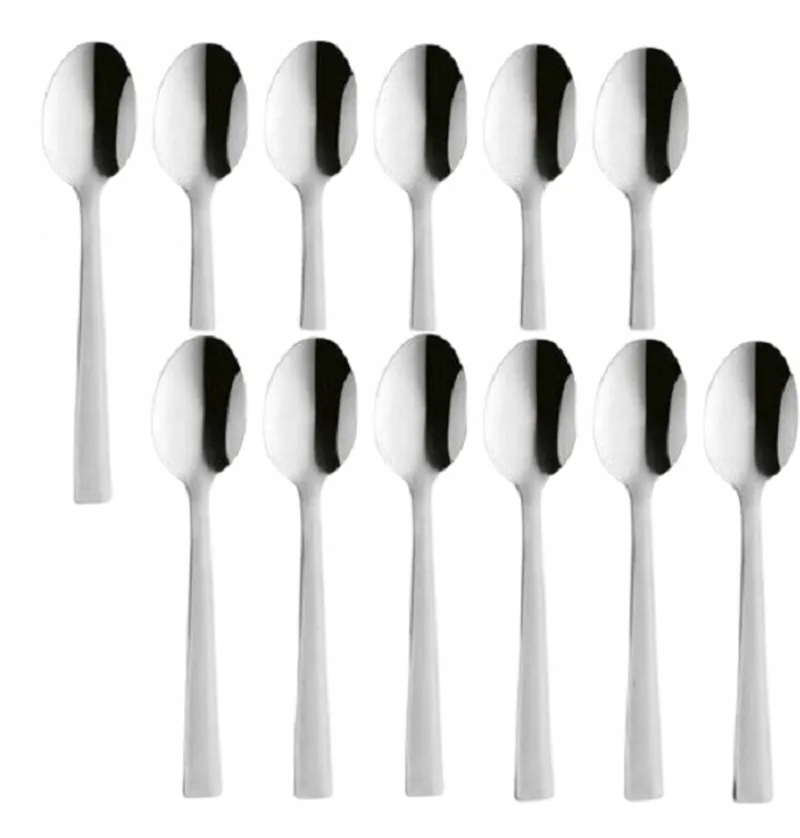 Padova Theelepels RVS Nikkelvrij - Set van 12 by Amefa in Silver – product photo