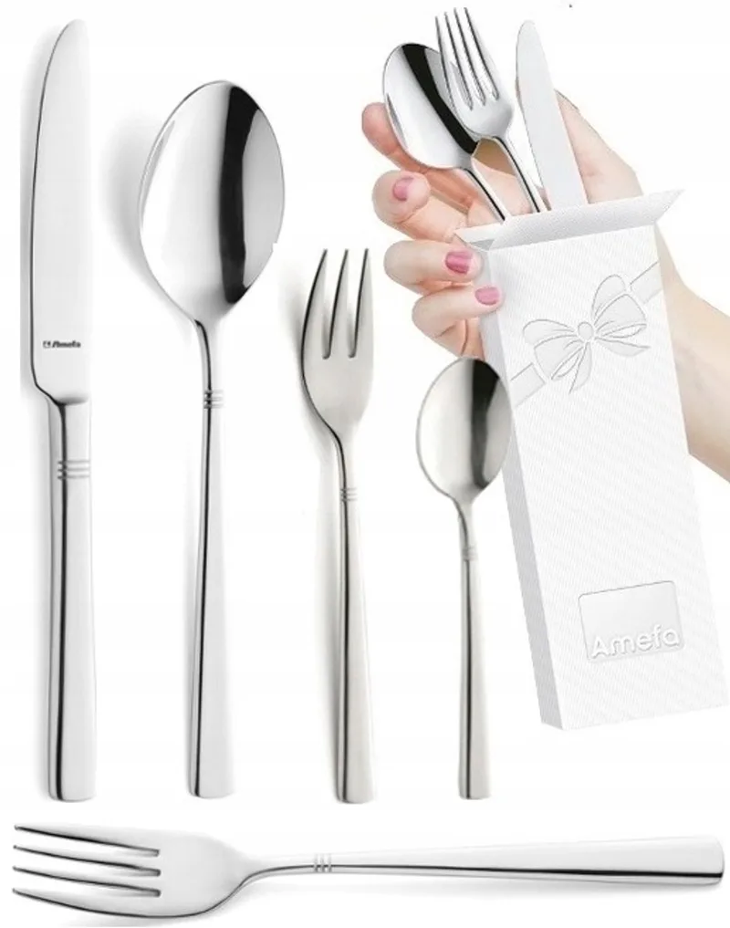 Palmon 30-delig Bestekset RVS 18/10 voor 6 Personen by Amefa in Silver – product photo