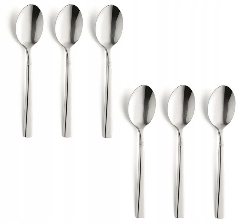 Palmon 6x Theelepels RVS 18/10 - Elegant en Duurzaam von Amefa in Silber – Produktfoto