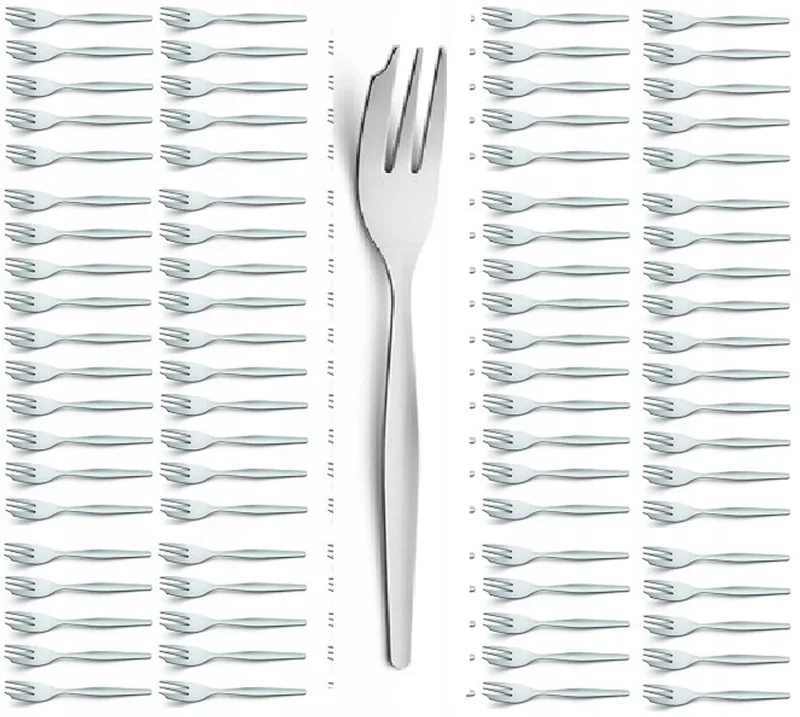Scandinave Taartvorkjes - 60 Stuks RVS by Amefa in Silver – product photo