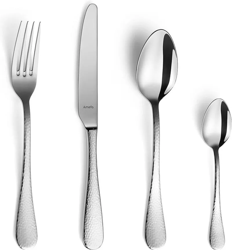 Sierra - 6 persoons - 24-delige Bestekset - Voor 6 personen - Zilver-Luxe geschenkdoos- Hoogwaardig 18/10 chroomnikkelstaal by Amefa in Rvs – product photo